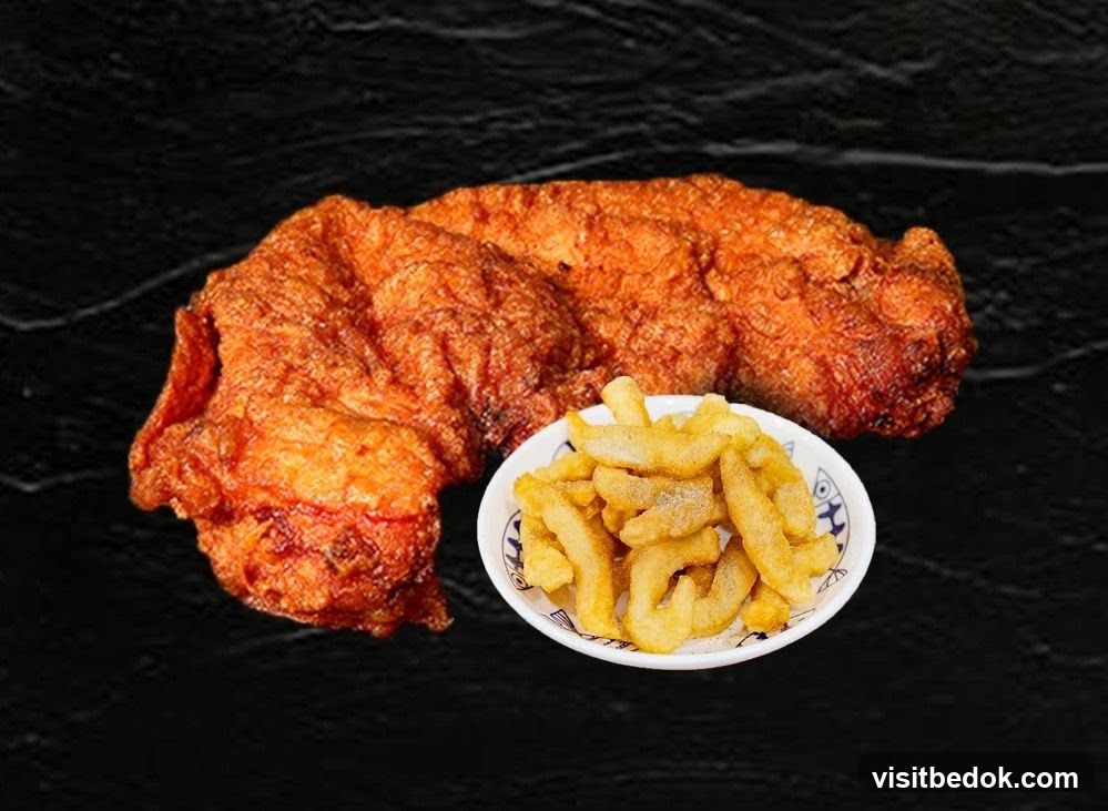 Fried Chicken and Fries