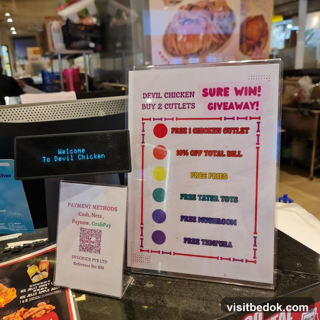 Devil Chicken Giveaway Display