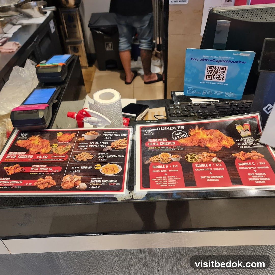 Devil Chicken Menu