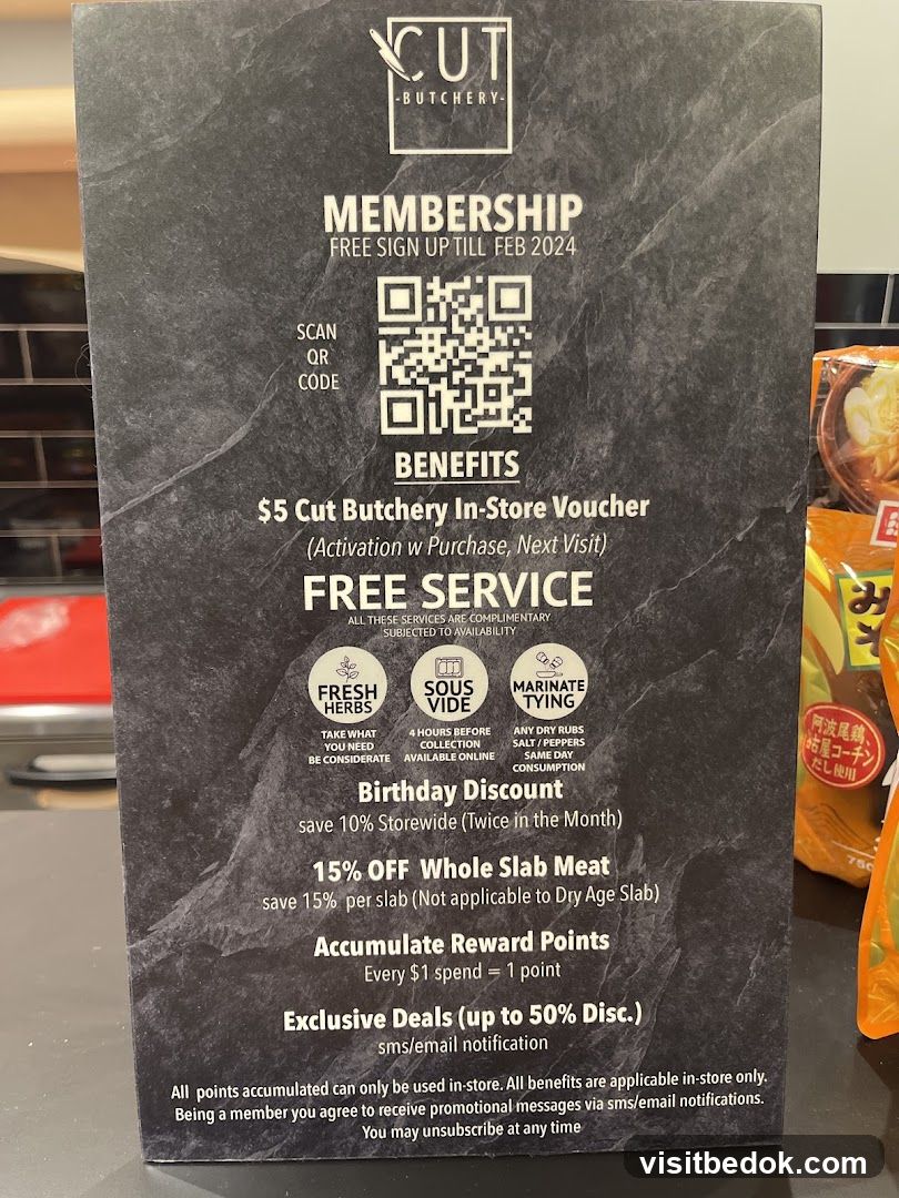 Cut Butchery Membership Benefits