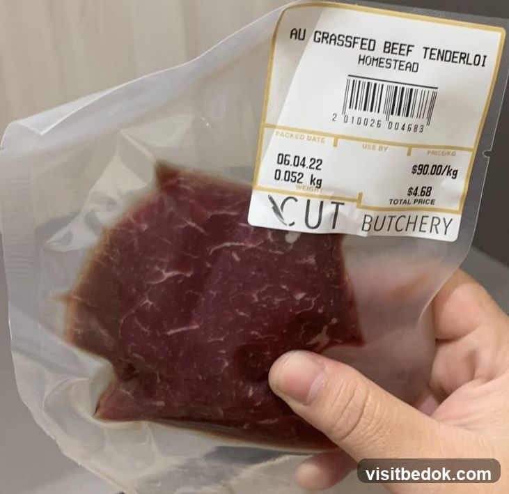 Packaged Beef Tenderloin