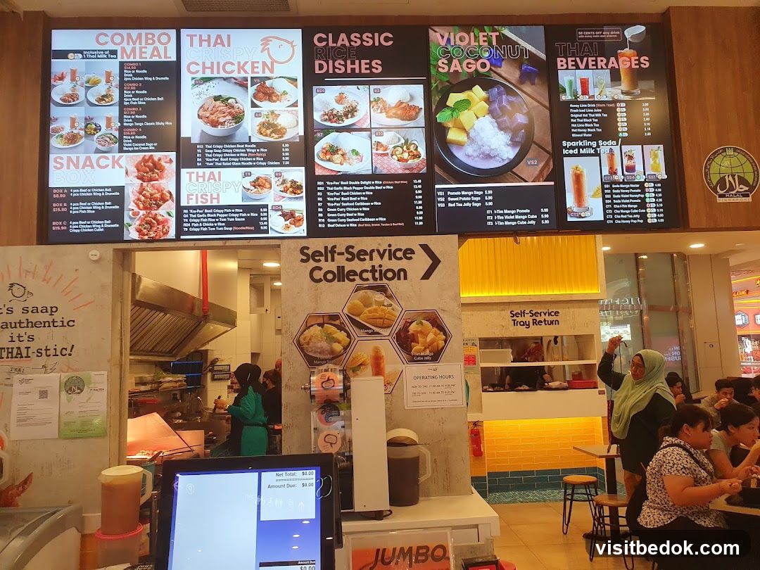 Thai Food Menu Display
