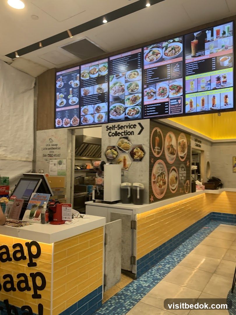 Restaurant Counter and Menu Boards