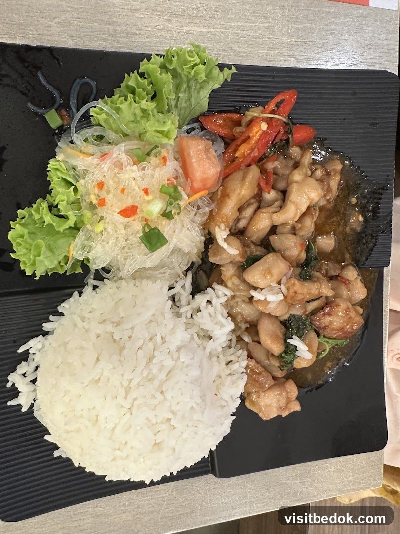 Thai Basil Chicken with Rice
