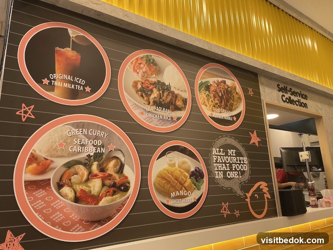 Thai Food Menu Display