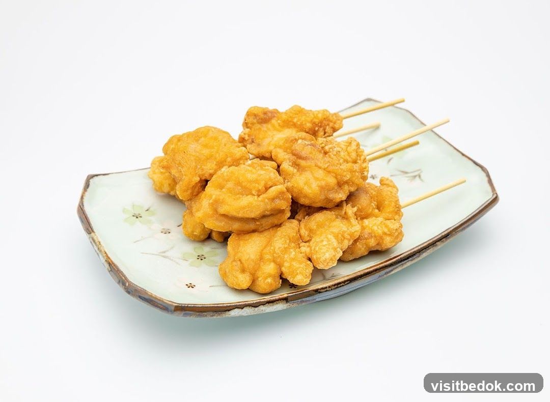 Fried Chicken Skewers