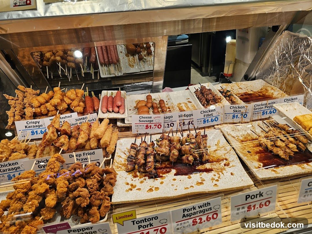 Assortment of Skewered Foods