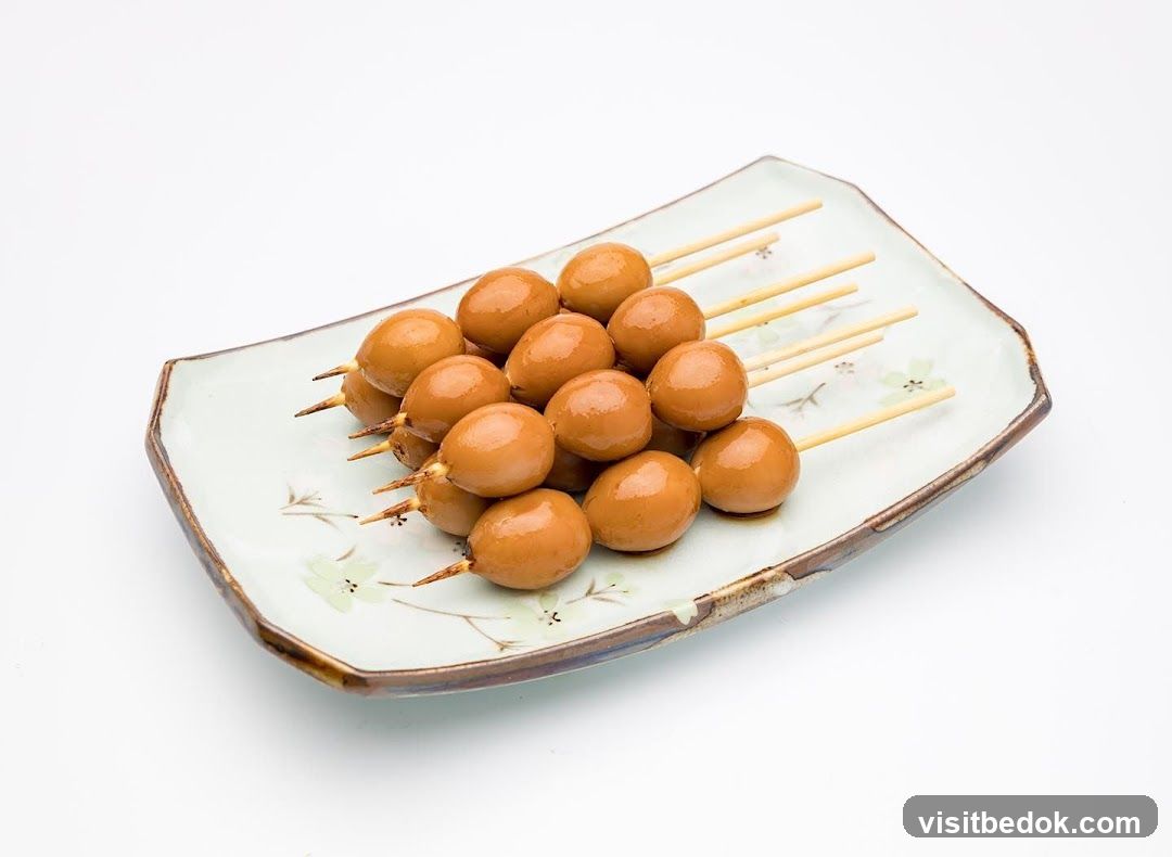 Quail Eggs on Skewers