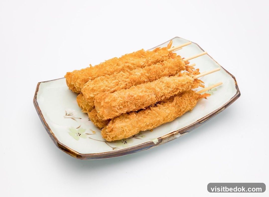 Fried Shrimp Skewers