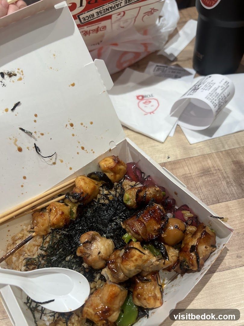 Bento Box with Chicken Skewers