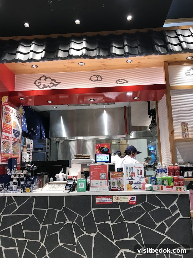 Japanese Food Stall Counter