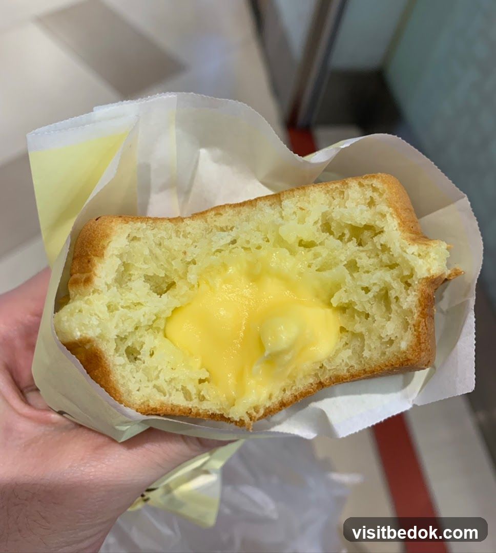 Custard-filled pastry