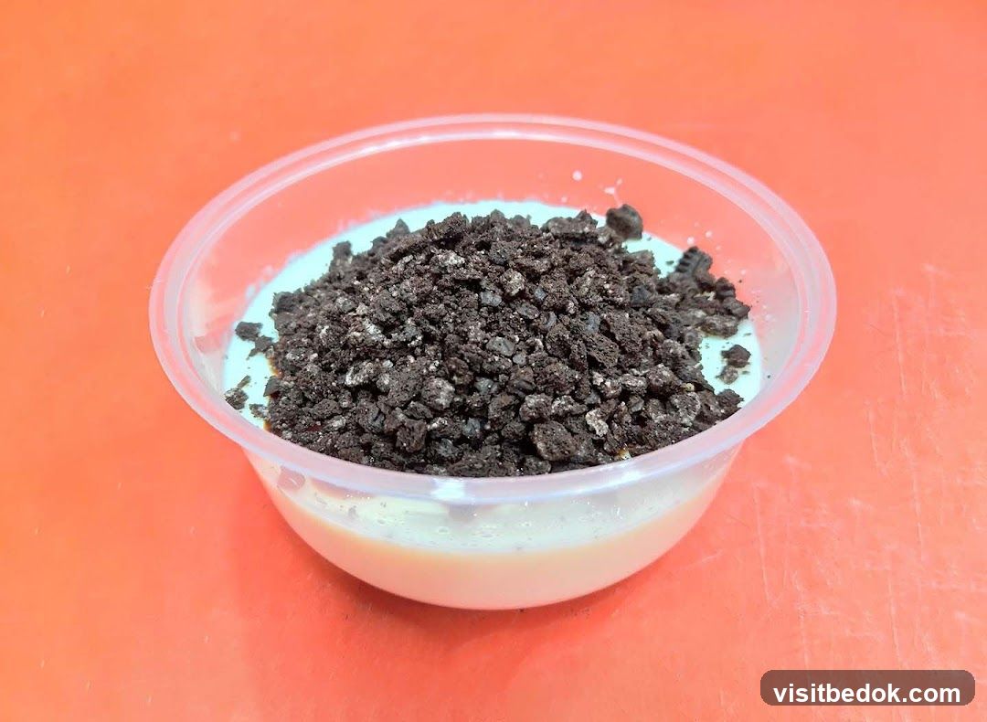 Dessert with Crushed Cookies