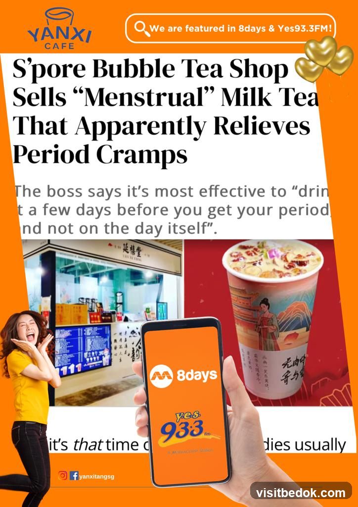 Bubble Tea Shop Sells "Menstrual" Milk Tea