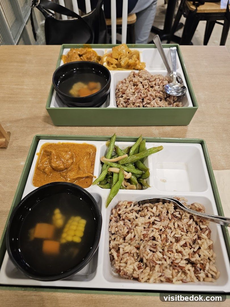 Two Bento Boxes with Rice and Curry