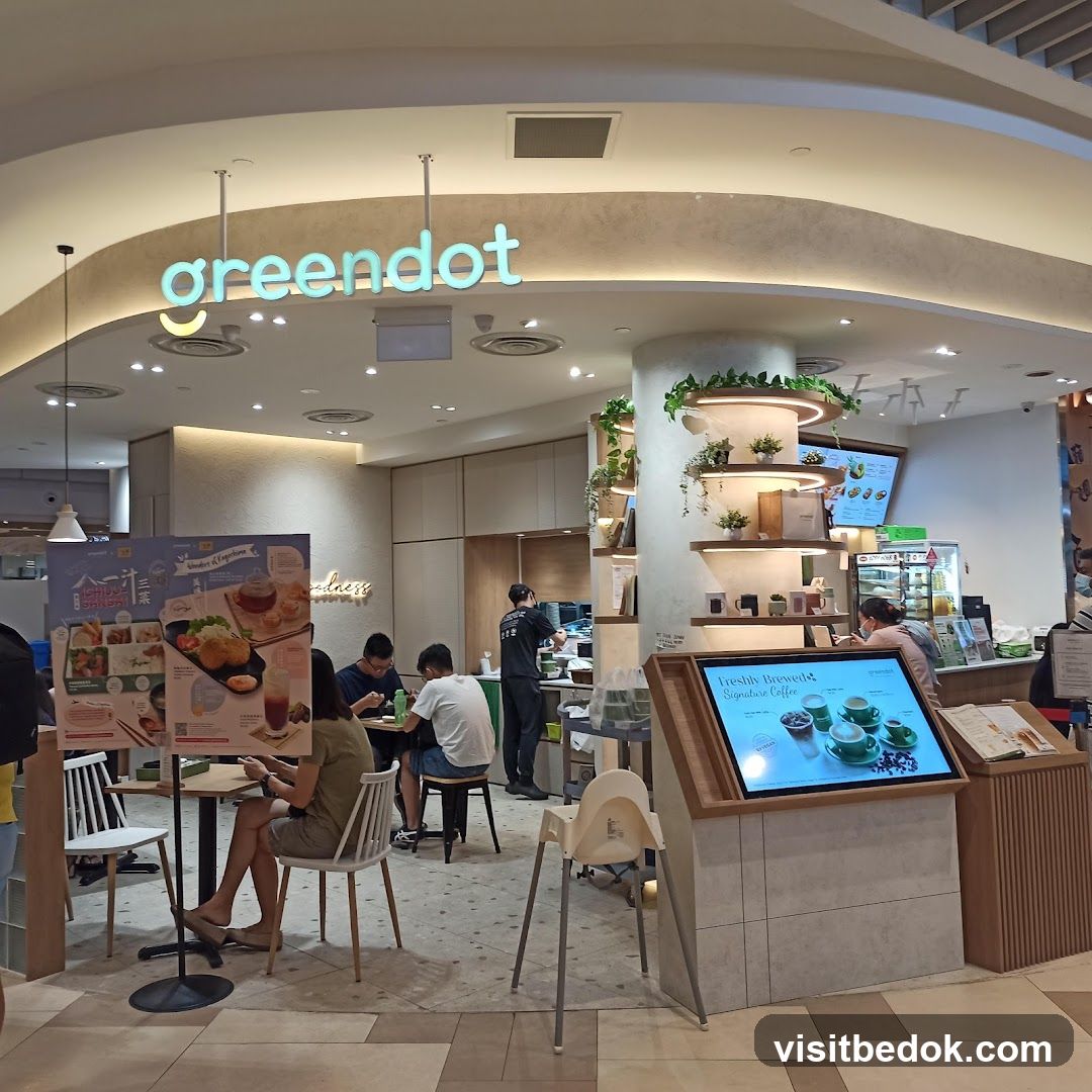 Green Dot Cafe Interior