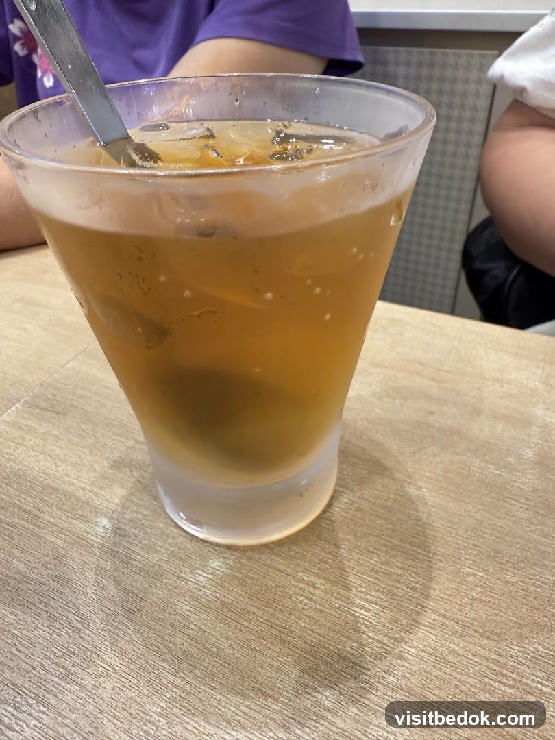 Iced Tea with Spoon