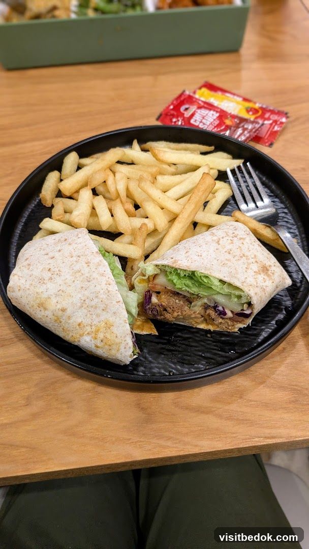 Wrap and Fries