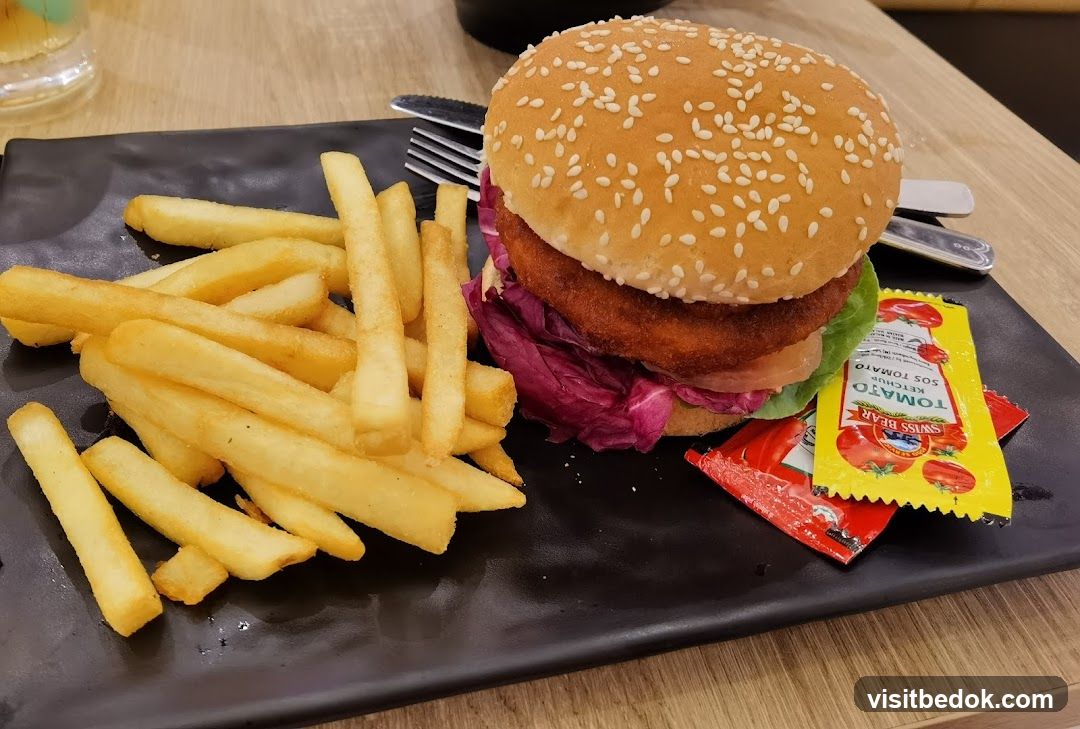Burger and Fries