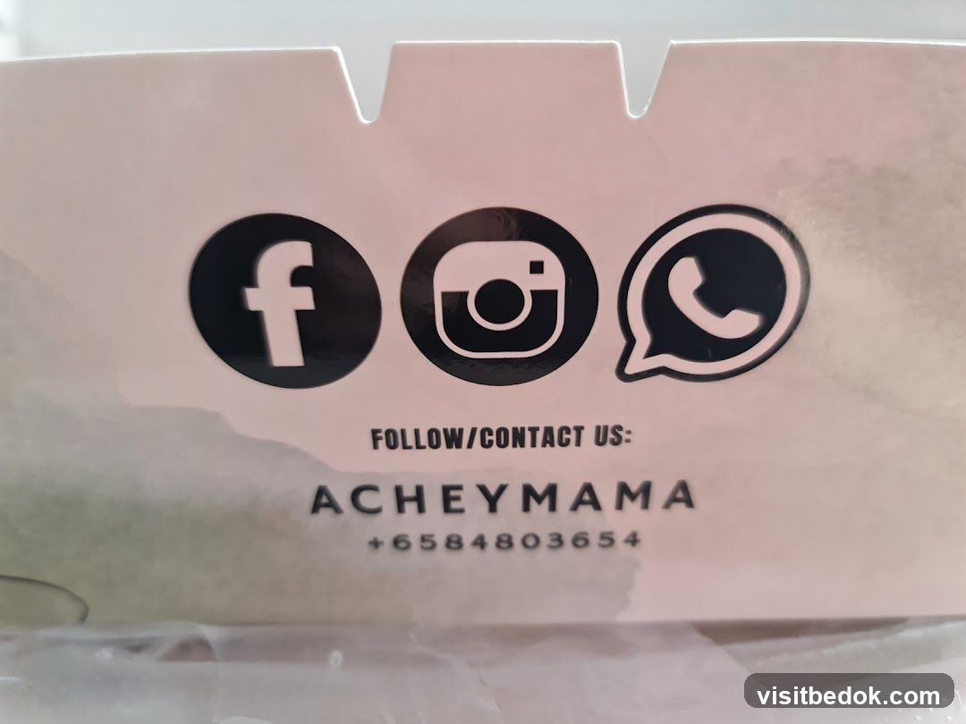 Social Media Icons and Contact Information