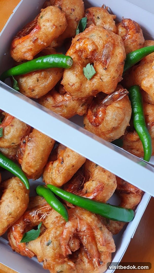 Shrimp Fritters with Green Chilies