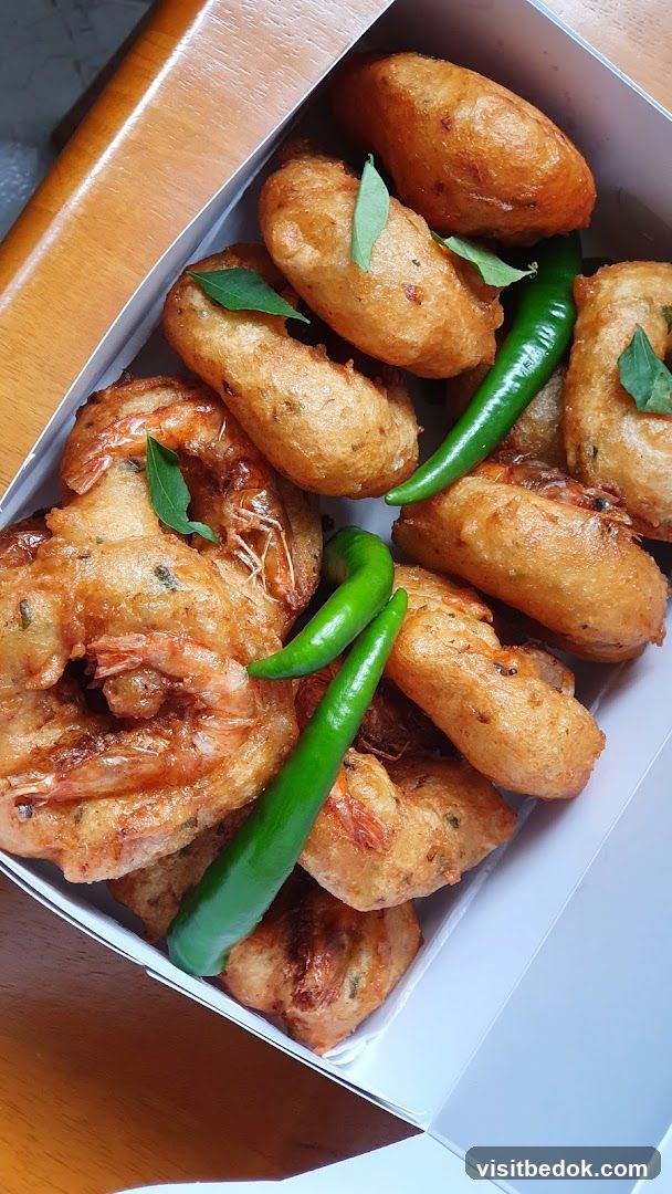 Fried Snacks with Green Chilies