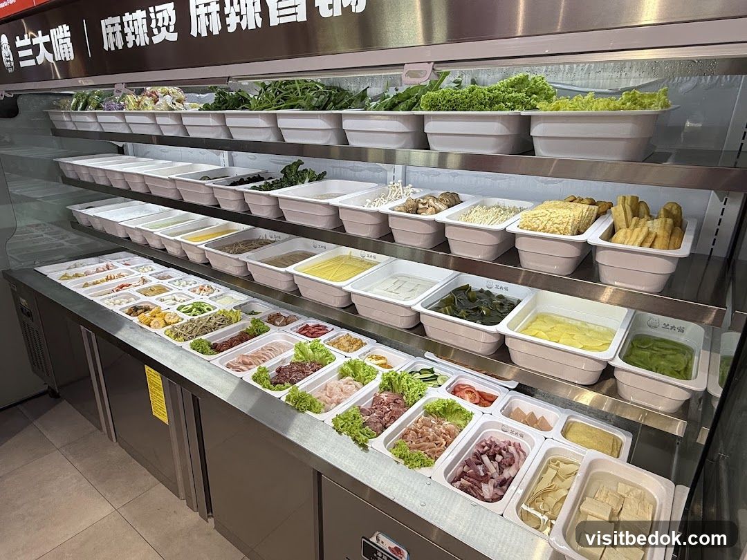 Hot Pot Ingredients Display
