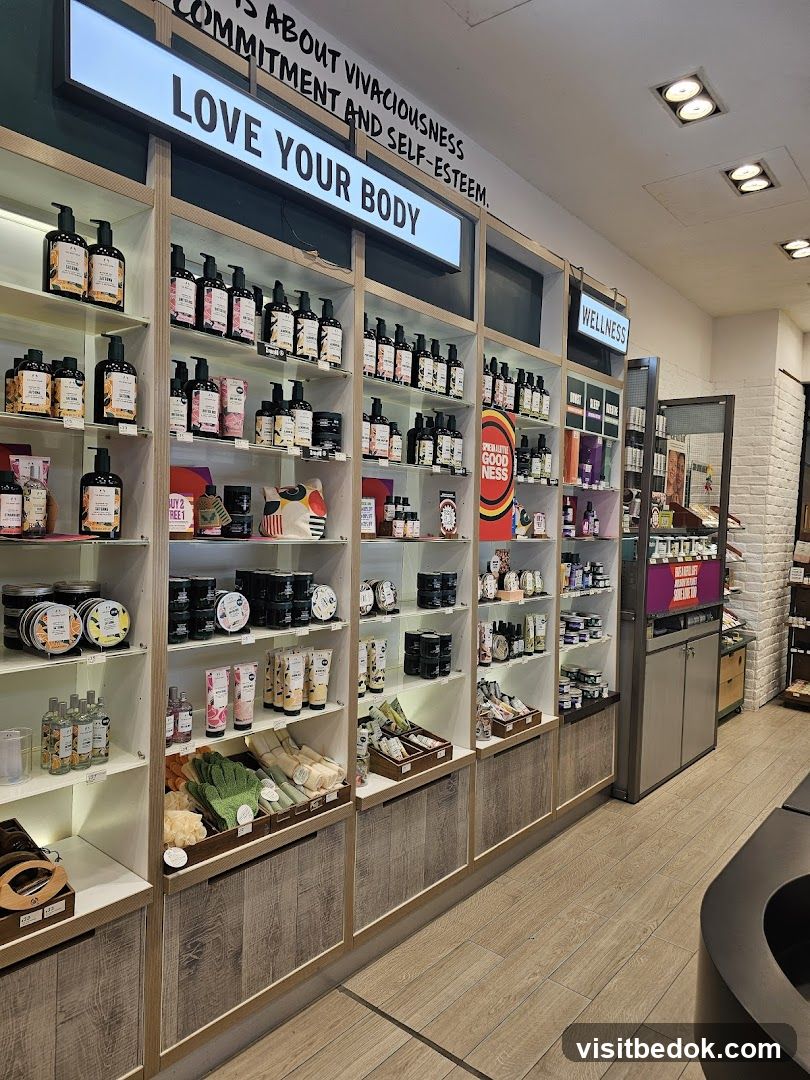 Store Interior with Body Care Products