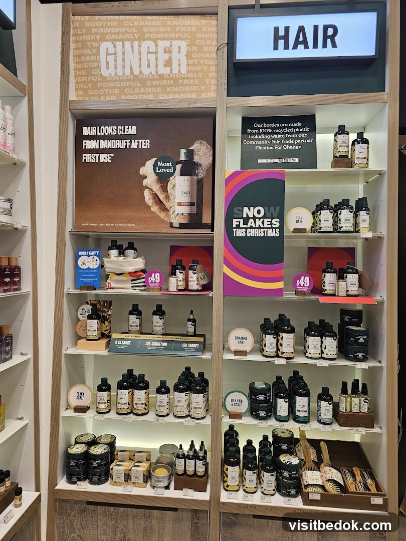 Hair care products display