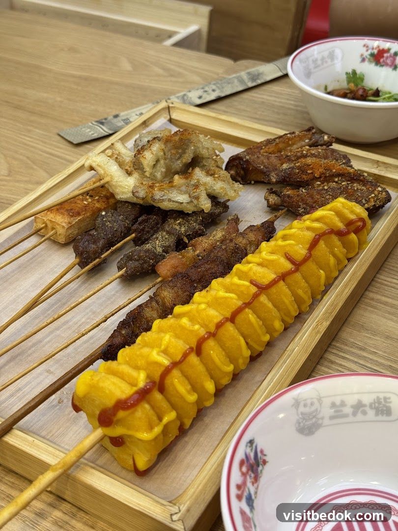 Skewers and Chicken Wings
