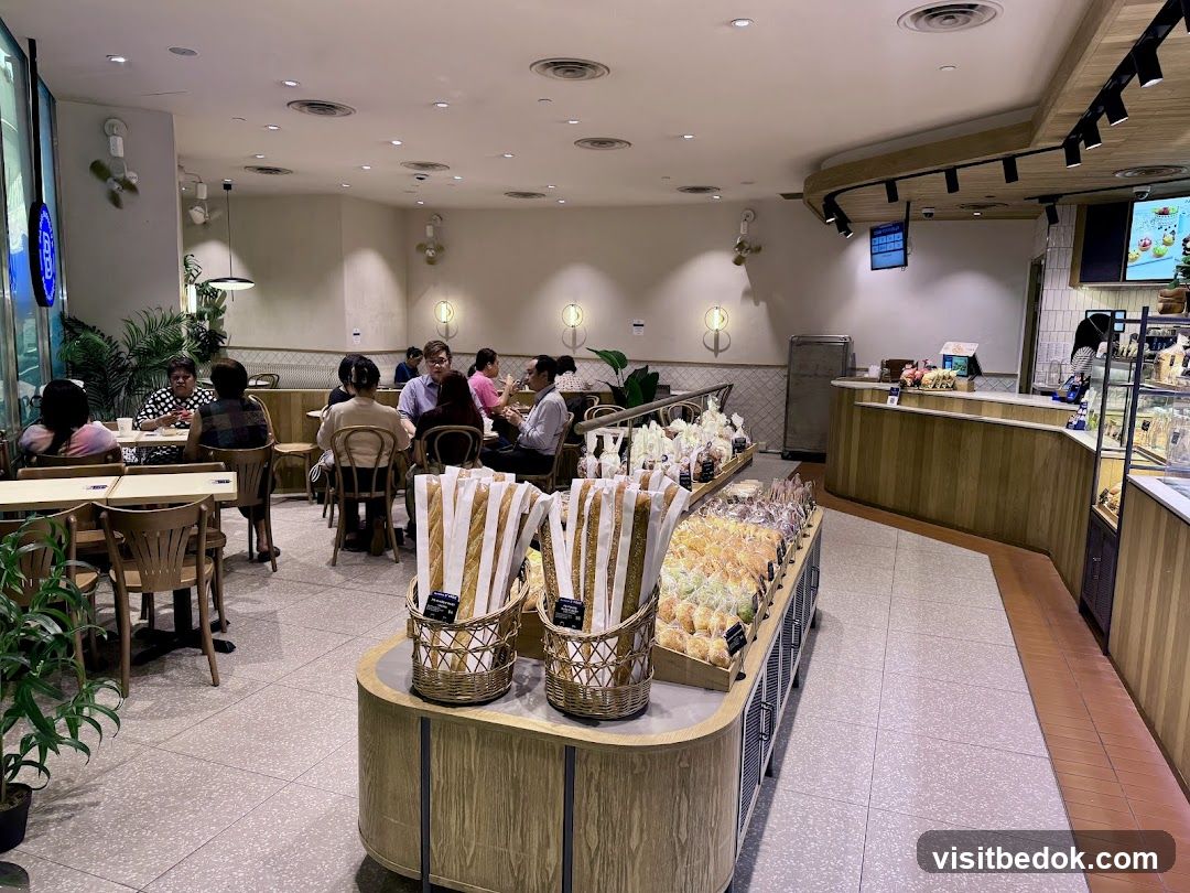 Bakery Interior with Seating Area