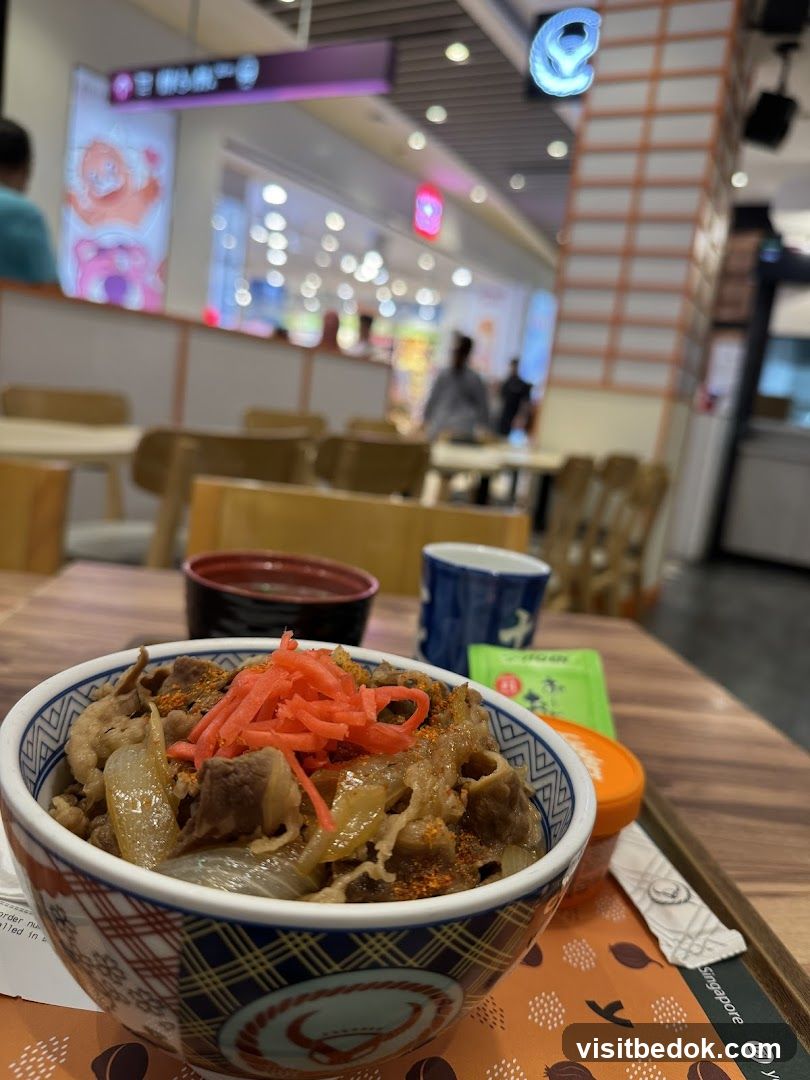 Beef Bowl with Pickled Ginger
