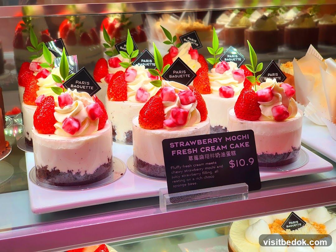 Strawberry Mochi Fresh Cream Cake