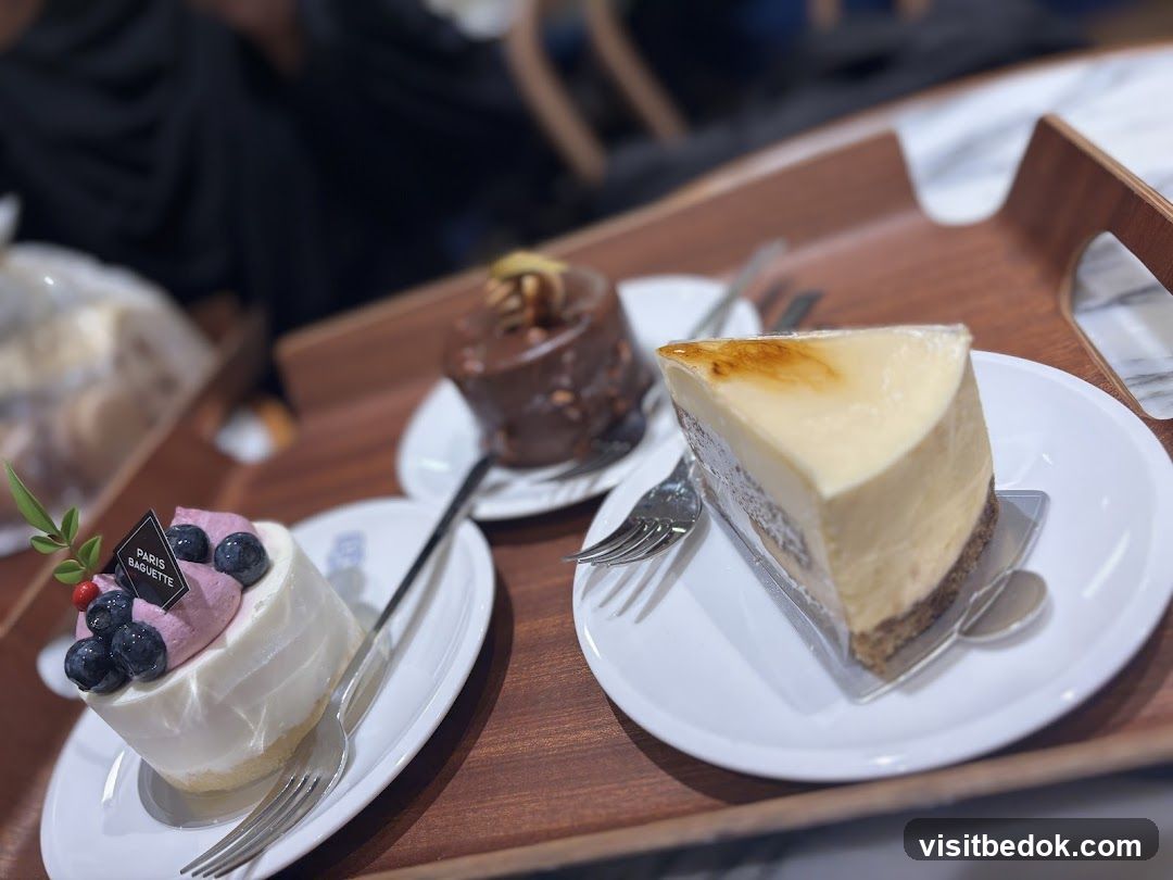 Desserts on a Tray