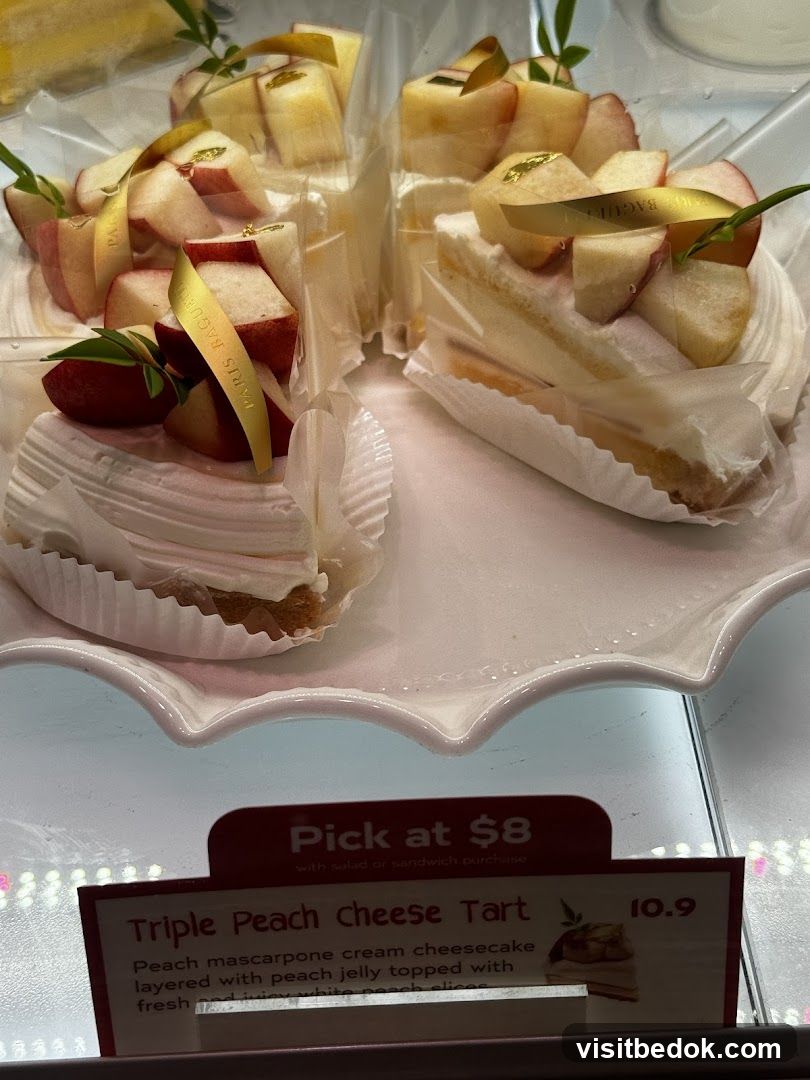 Triple Peach Cheese Tart