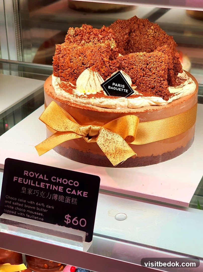 Paris Baguette Royal Choco Feuilletine Cake