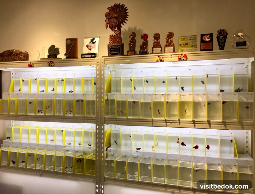 Betta Fish Display