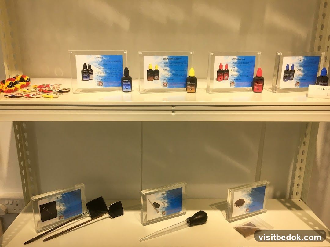 Display of products and tools