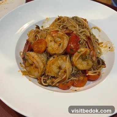 Shrimp pasta
