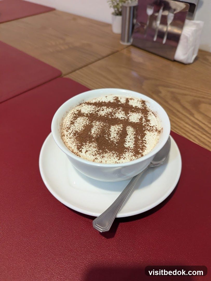 Dessert with Cocoa Powder