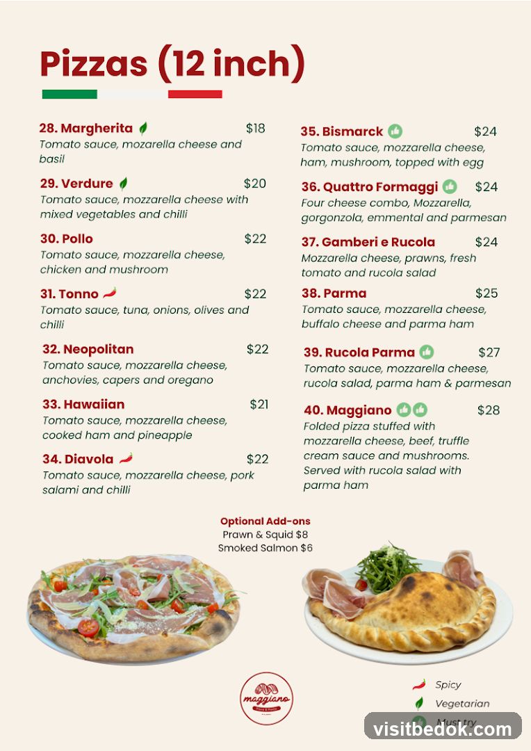 Pizzas (12 inch)
