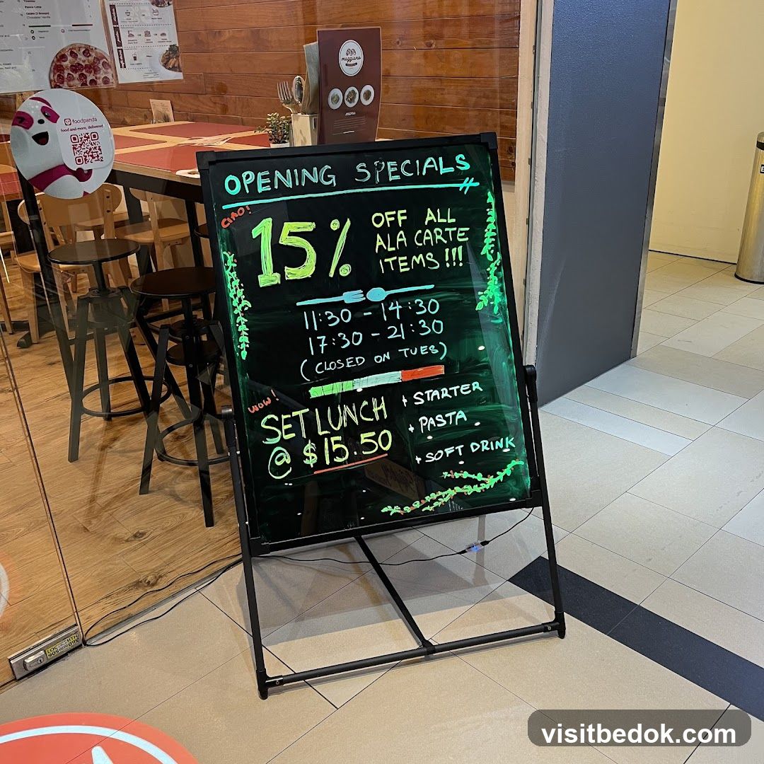Opening Specials Board