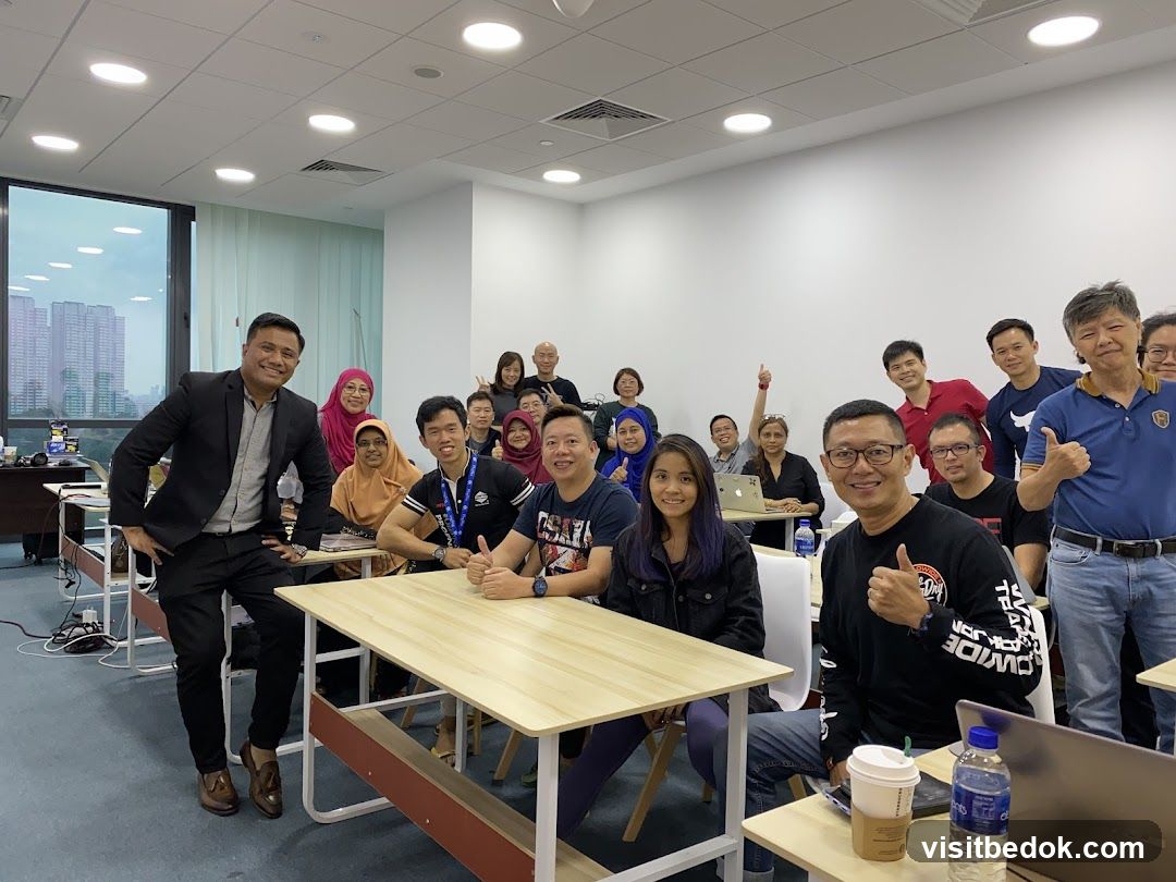 Group of people in a classroom