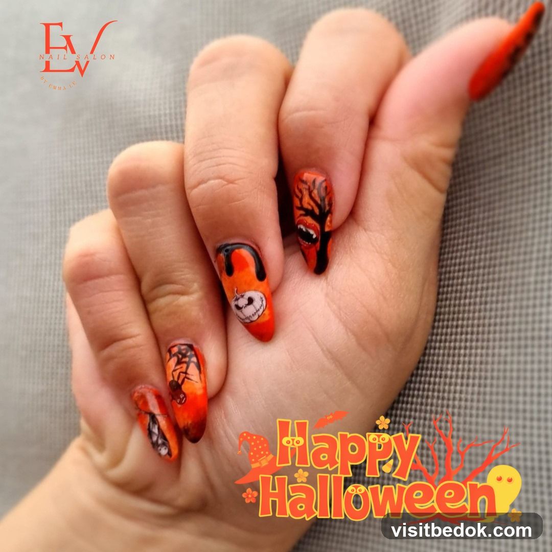 Halloween Themed Nails