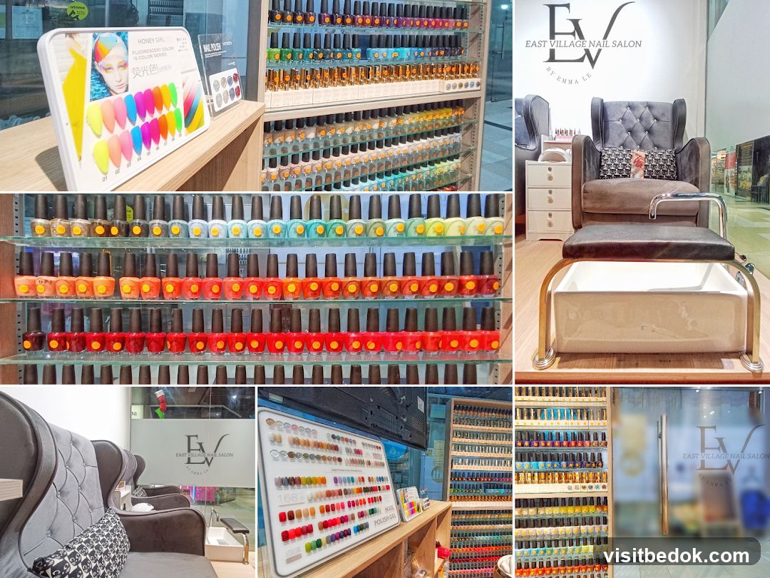 Nail Salon Interior and Products