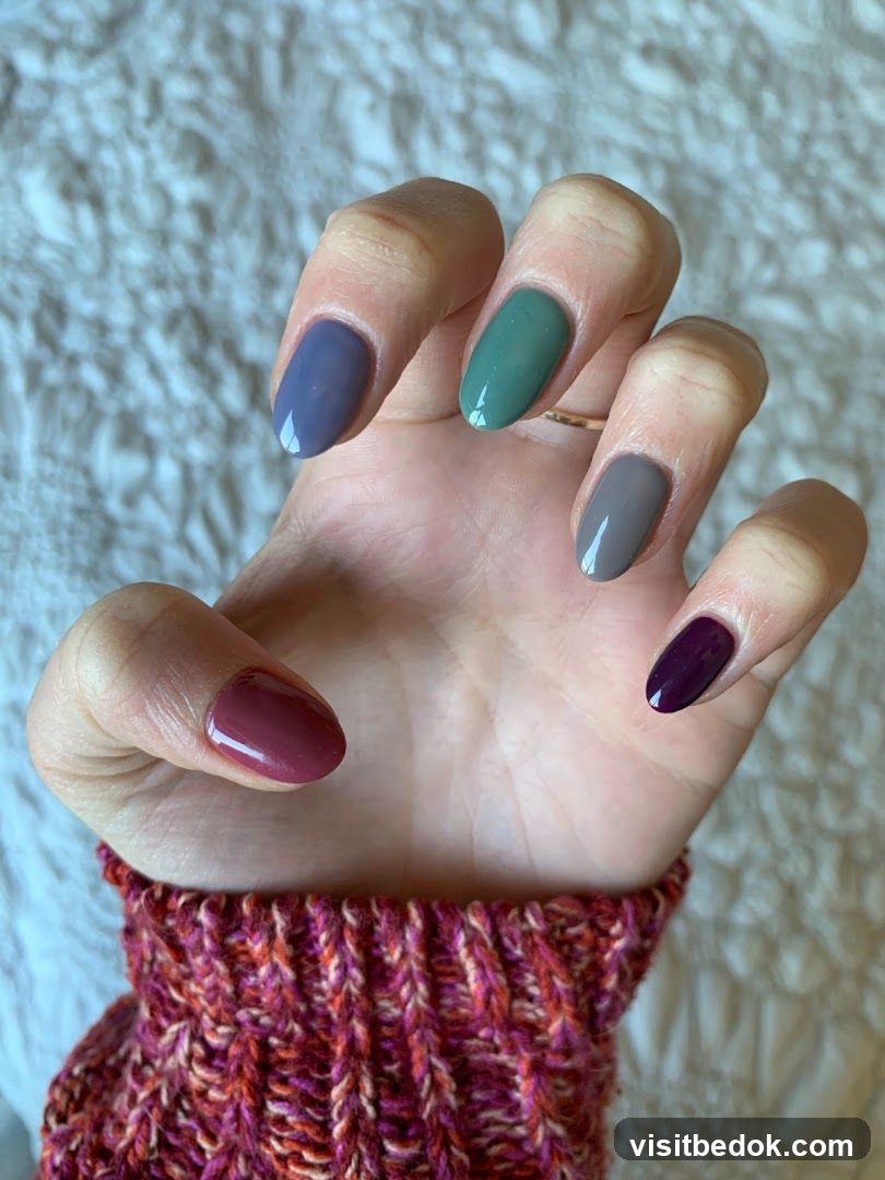 Multi-colored Nails