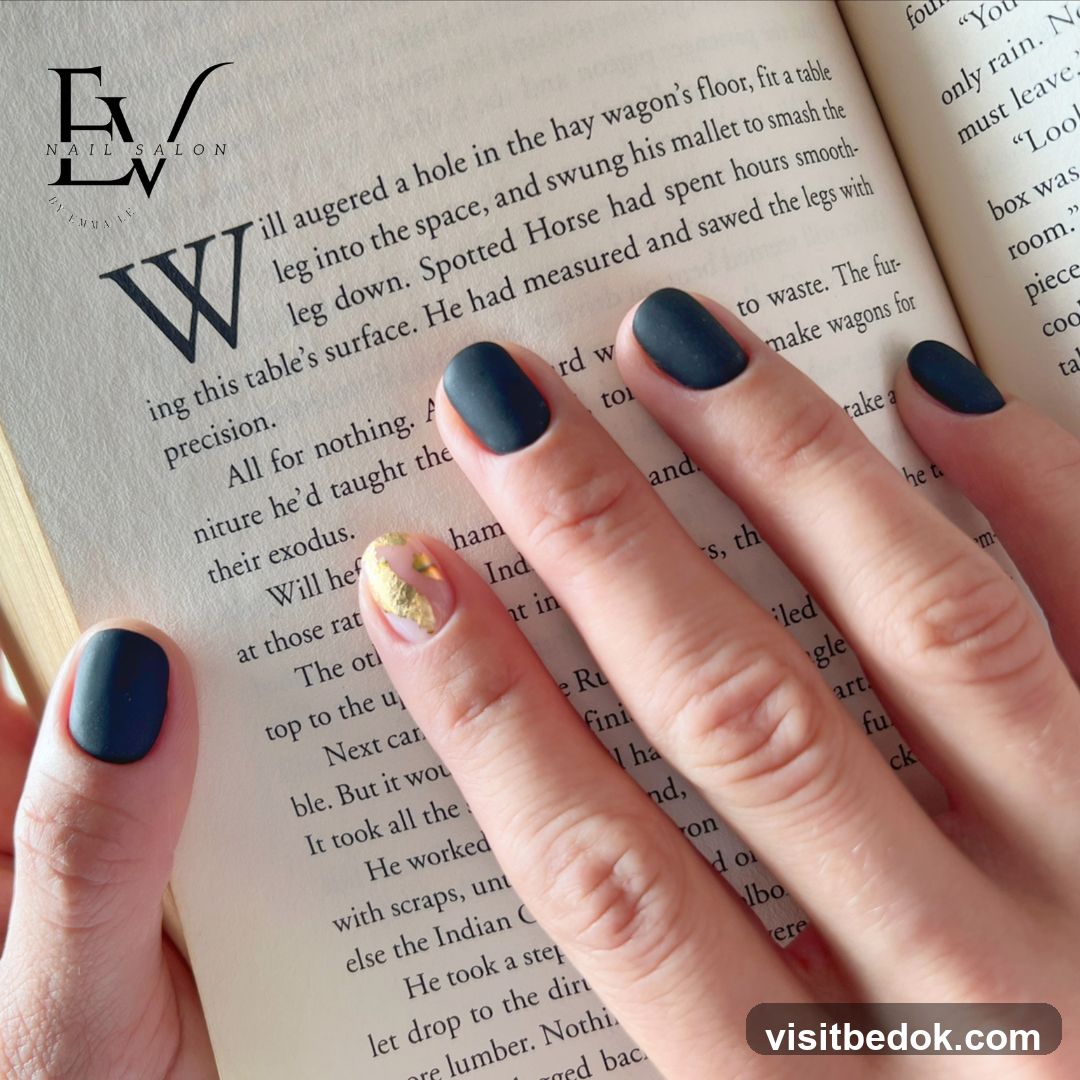 Nail Salon Branding with Book