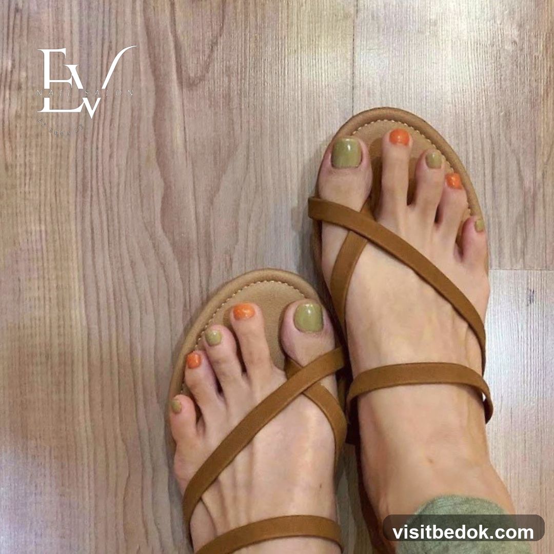 Pedicure with Sandals