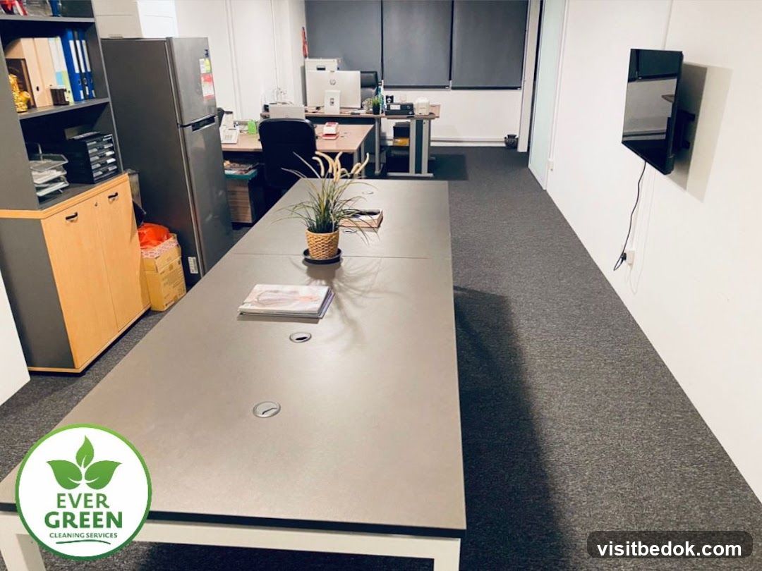 Office Interior with Conference Table