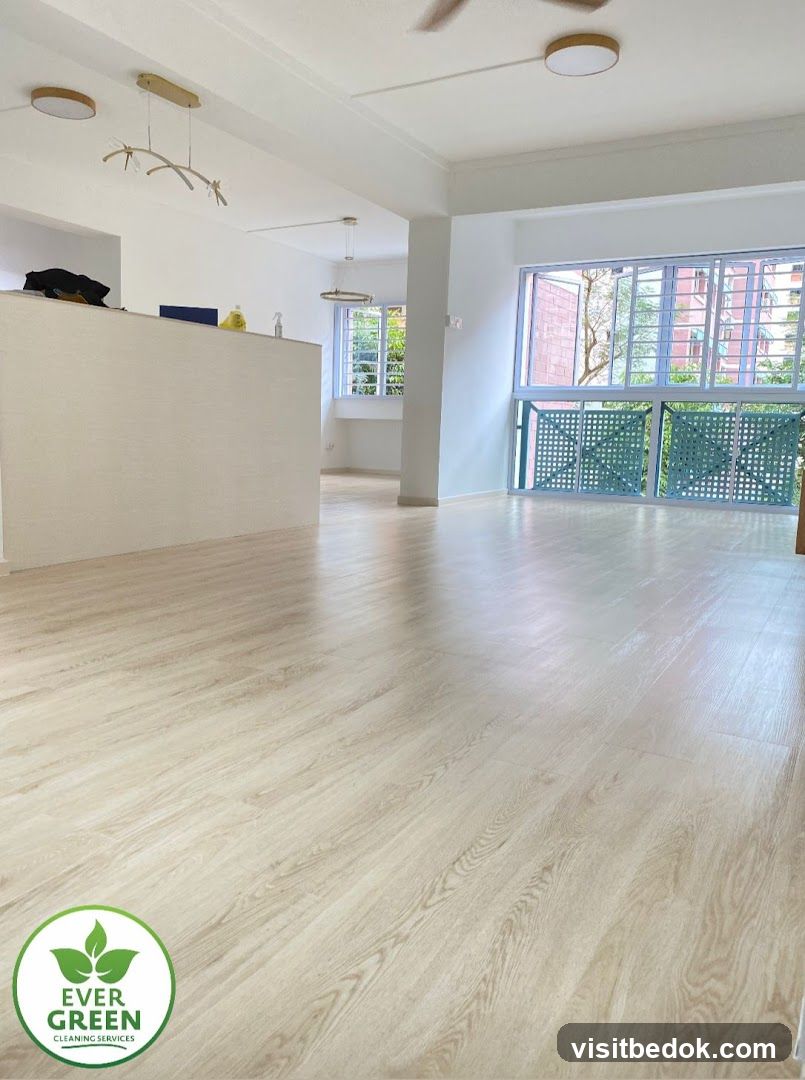 Cleaned Interior Space